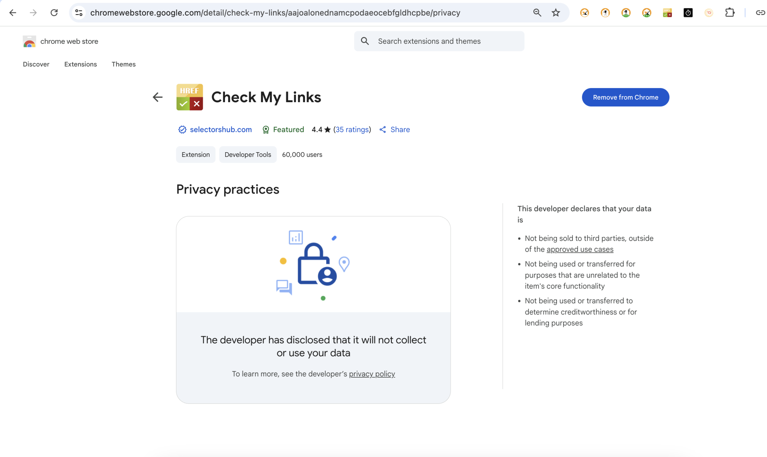 Use My Link Is Check My Links Safe To use? - SelectorsHub