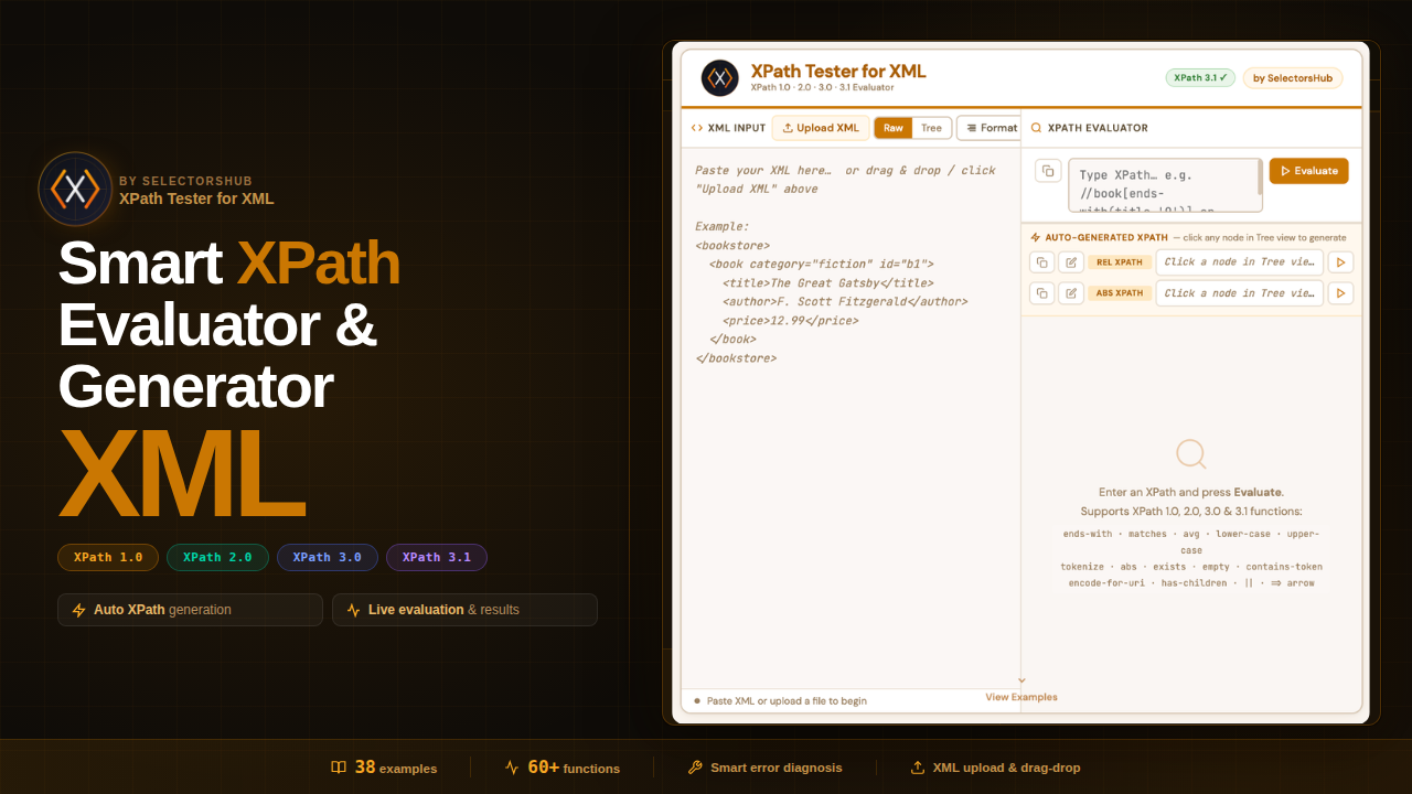 Xpath Tester for xml